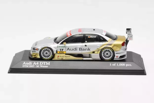 Minichamps Audi A4 Audi Bank N 17 Dtm 2007 M.werner 1:43 400079667